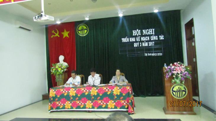 Cục Thống kê tỉnh Tây Ninh triển khai Kế hoạch công tác quý 3 năm 2017 