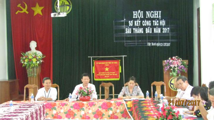Hội Thống kê Tây Ninh tổ chức Hội nghị Sơ kết công tác Hội 6 tháng đầu năm 2017 