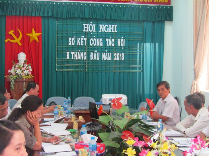 Hội Thống kê Tây Ninh tổ chức Hội nghị Sơ kết công tác Hội 6 tháng đầu năm 2018 
