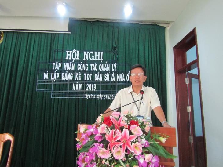 Cục Thống kê Tây Ninh tổ chức Hội nghị tập huấn công tác quản lý và lập bảng kê Tổng điều tra Dân số và nhà ở năm 2019