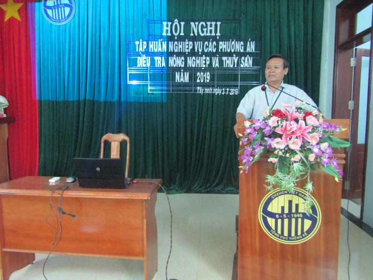 Cục Thống kê tỉnh Tây Ninh tổ chức Hội nghị tập huấn các phương án điều tra nông nghiệp và thủy sản